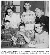Tecumseh Chess Team 
Seated Jeff Mundey; Porter Welbourne; Tom Cord; 
Standing Dan Dorrough; Stan Kulikowski; John Gunning